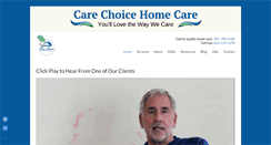 Desktop Screenshot of carechoicehomecare.com