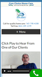Mobile Screenshot of carechoicehomecare.com